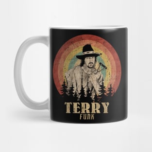 Retro Sunset Terry Funk Mug